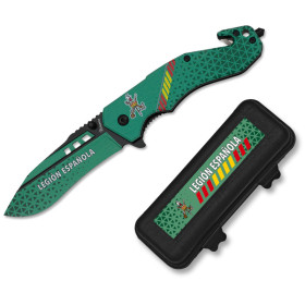 8,5  cm.  hoja  Navaja  Albainox  LEGIÓN  ESPAÑOLA