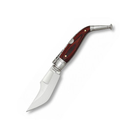 7  cm.  hoja  Navaja  JEREZANA  madera  stamina  roja