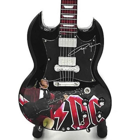 Guitarra  decorativa  en  miniatura  réplica  AC  DC