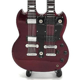 Guitarra  decorativa  en  miniatura  réplica  Led  Zeppelin  -  Jimi  Page