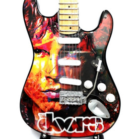 Guitarra  decorativa  en  miniatura  The  Doors