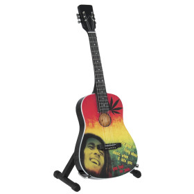 Guitarra  decorativa  en  miniatura  Bob  Marley