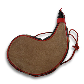 Bota  curva  de  serraje  para  1  litro  de  vino