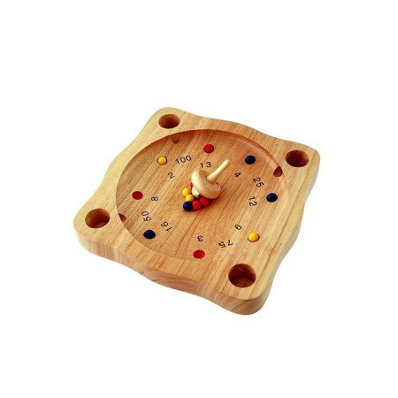 Juego  de  madera  Ruleta  loca