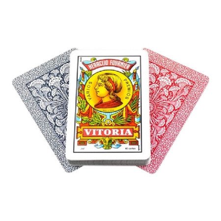 Caja  con  12  barajas  Fournier  Españolas  40  cartas  en  celofán  12-40