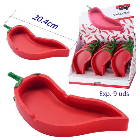 Expositor  con  9  ceniceros  Champ  pepper