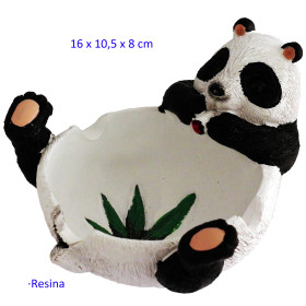 Cenicero  resina  panda