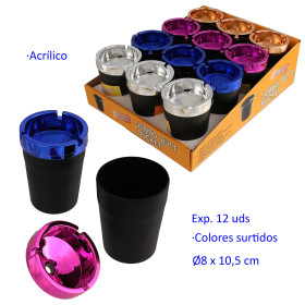 Expositor  con  12  ceniceros  para  coche