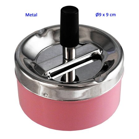 Cenicero  rosa  automático