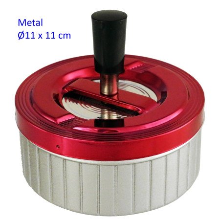 Cenicero  automático  11  cm.  de  metal