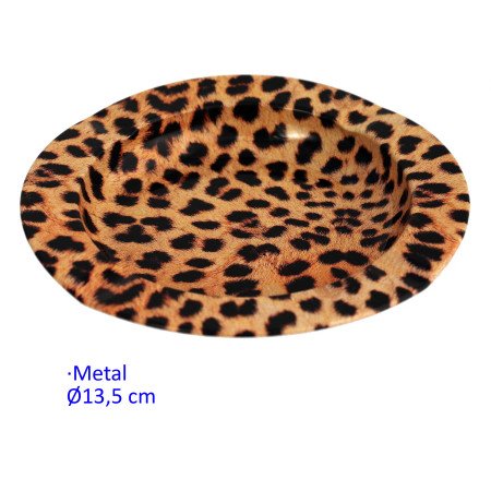 Cenicero  de  metal  Ø13,5  cm.