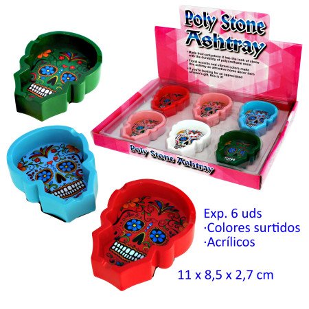 Expositor  con  6  ceniceros  acrílicos