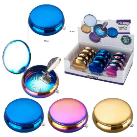 Expositor  con  12  ceniceros  de  bolsillo  Champ  rainbow