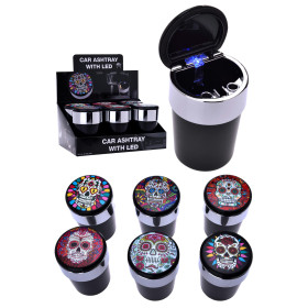 Expositor  con  6  ceniceros  coche  con  led  Champ