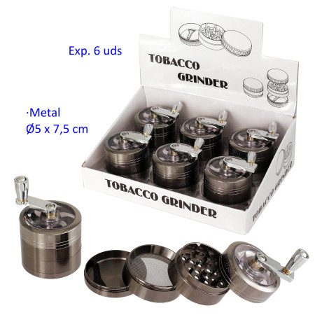 Ø  5  cm.  Expositor  con  6  Grinders  4  partes