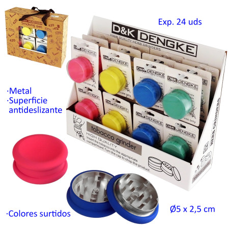 Ø  5  cm.  Expositor  con  24  Grinders  2  partes