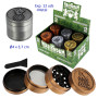 Ø4  cm.  Expositor  con  12  grinder  metálicos  4  partes