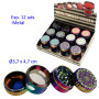 Ø3,7  cm.  Expositor  con  12  grinders  de  metal