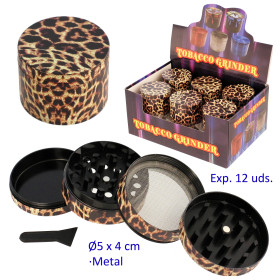 Expositor  con  12  grinders  de  metal