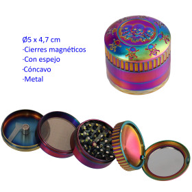 Ø  5  cm.  Grinder  Skull  4  partes