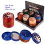 Ø6  cm.  Expositor  con  6  grinders  de  metal
