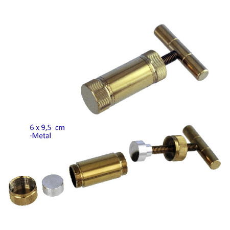 9,5  cm  prensapolen  dorado