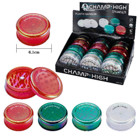 Expositor  con  12  Grinders  acrílicos  Champ-High