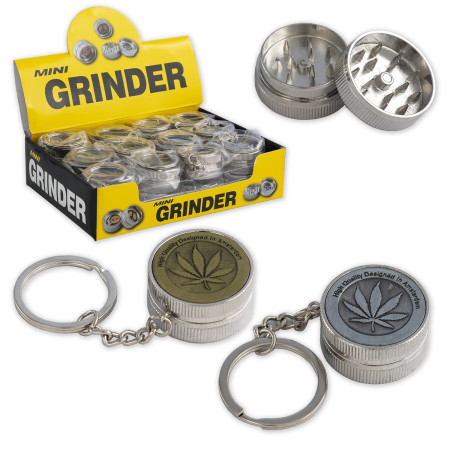 Expositor  24  grinders  metálicos  con  llavero