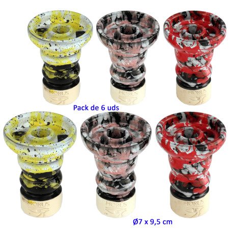 Caja  con  6  cazoletas  de  barro  ZIPI