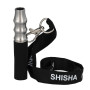 Boquilla  metálica  para  shisha  +  lanyard