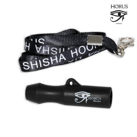 Boquilla  de  plástico  y  cinta  para  colgar